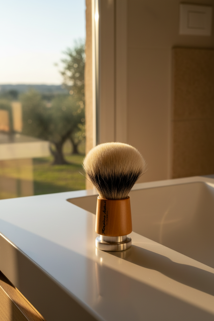 Blaireau de rasage artisanal